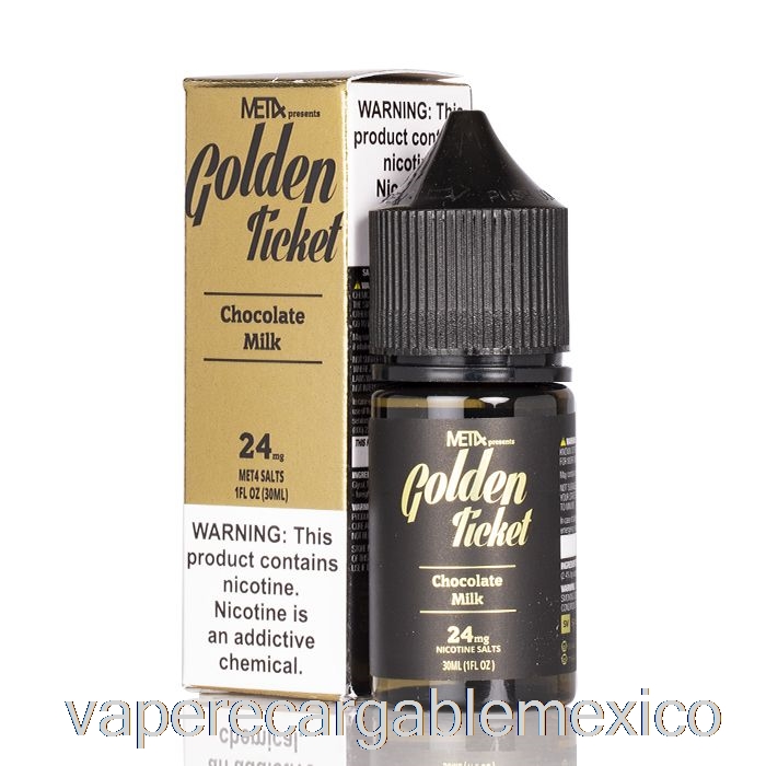 Vape Recargable Golden Ticket - Sales Met4 - 30ml 48mg